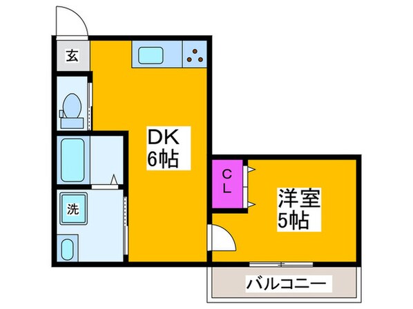 ユウパレス太町の物件間取画像